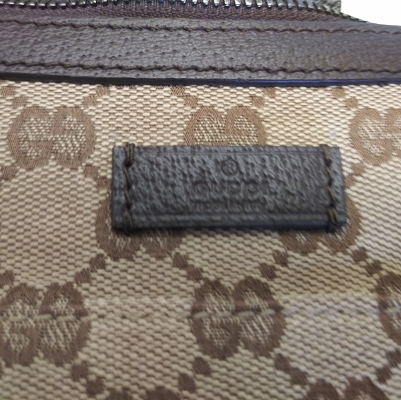 Gucci Horsebit Canvas and Leather Shoulder Bag New - Picture 6 of 8